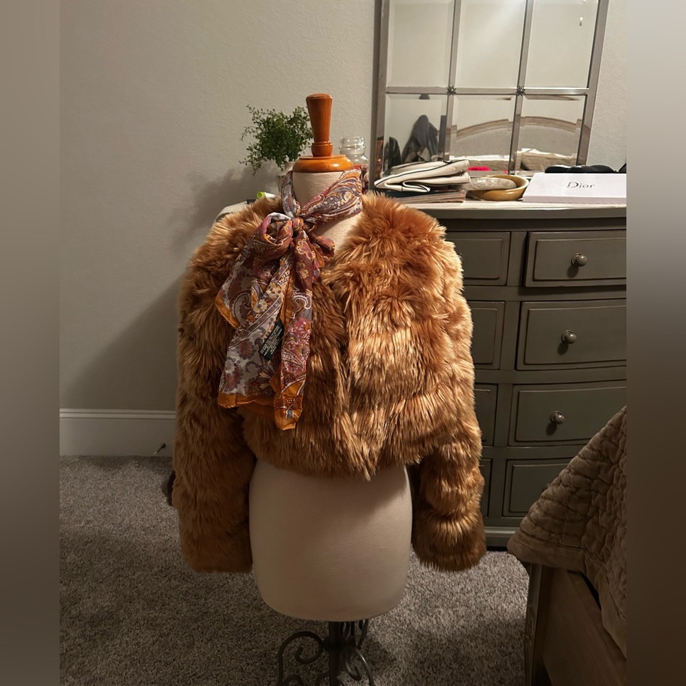 Women's Teddy Jacket in Brown